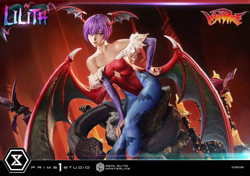 Real Elite Masterline Darkstalkers 1/4 Scale Statue: Lilith image 23
