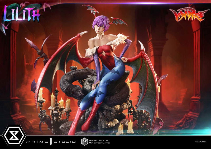 Real Elite Masterline Darkstalkers 1/4 Scale Statue: Lilith image 24