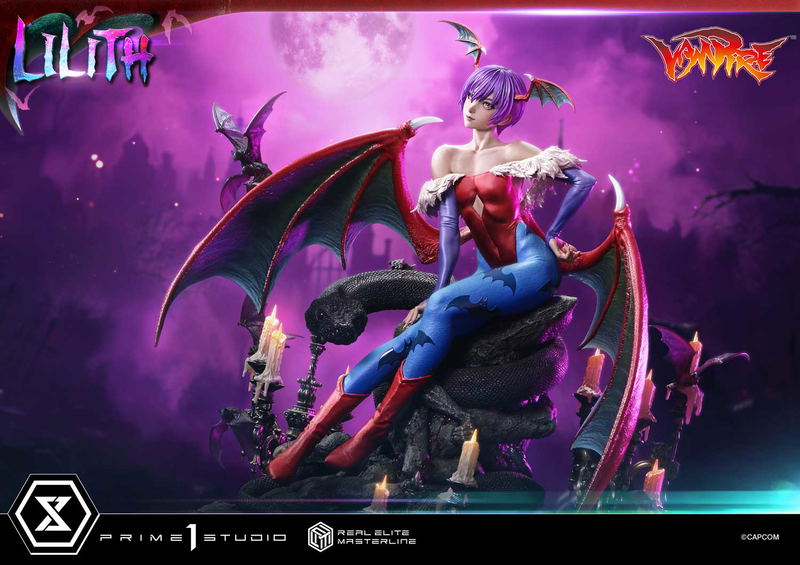 Real Elite Masterline Darkstalkers 1/4 Scale Statue: Lilith image 26