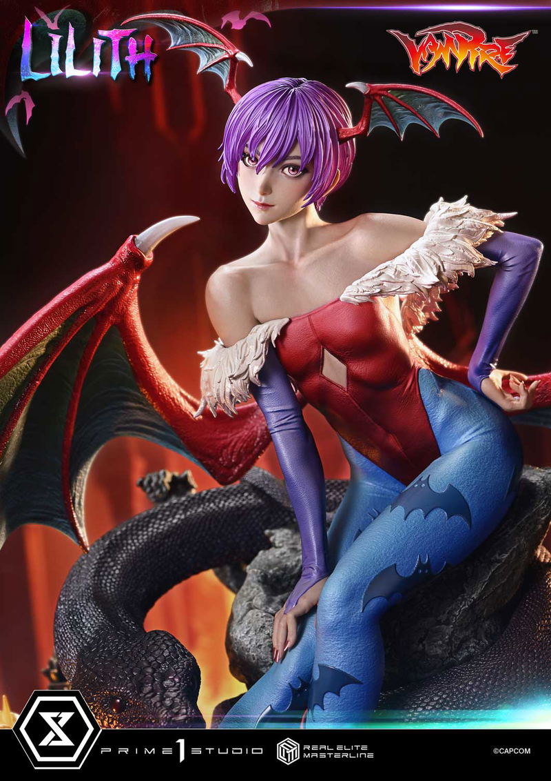 Real Elite Masterline Darkstalkers 1/4 Scale Statue: Lilith image 3