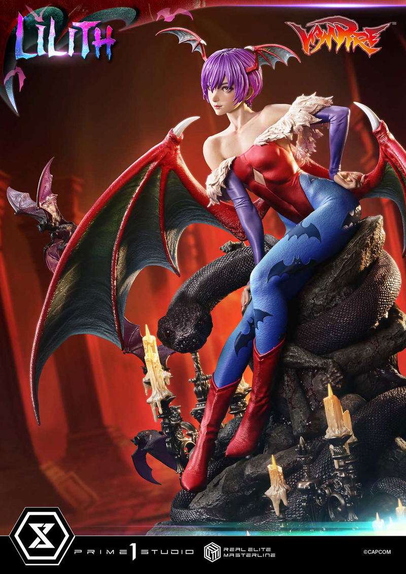 Real Elite Masterline Darkstalkers 1/4 Scale Statue: Lilith image 4