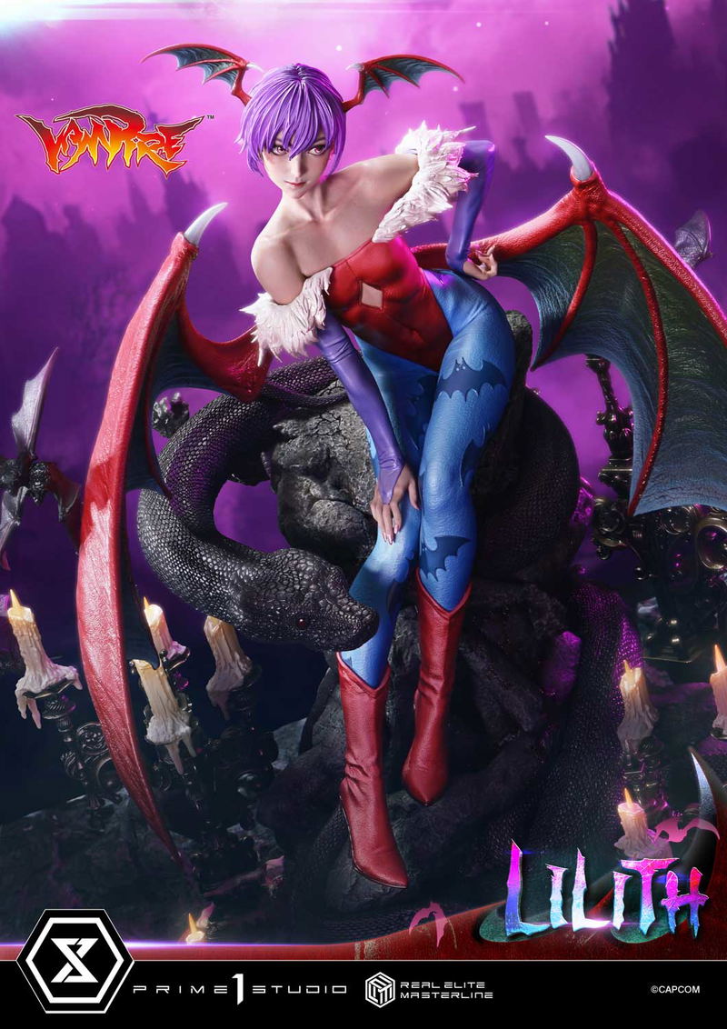 Real Elite Masterline Darkstalkers 1/4 Scale Statue: Lilith image 7