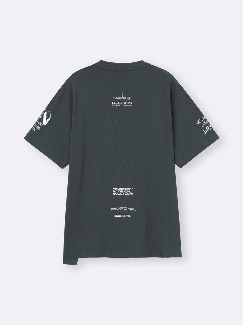 GU Kojima Productions Graphic T-shirt Death Stranding 2: On The Beach (Dark Gray | Size XXL) image 2