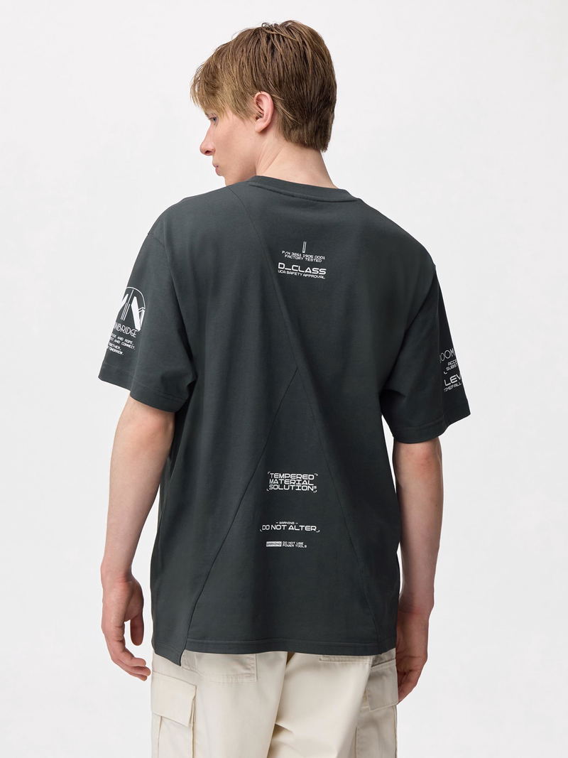 GU Kojima Productions Graphic T-shirt Death Stranding 2: On The Beach (Dark Gray | Size XXL) image 6