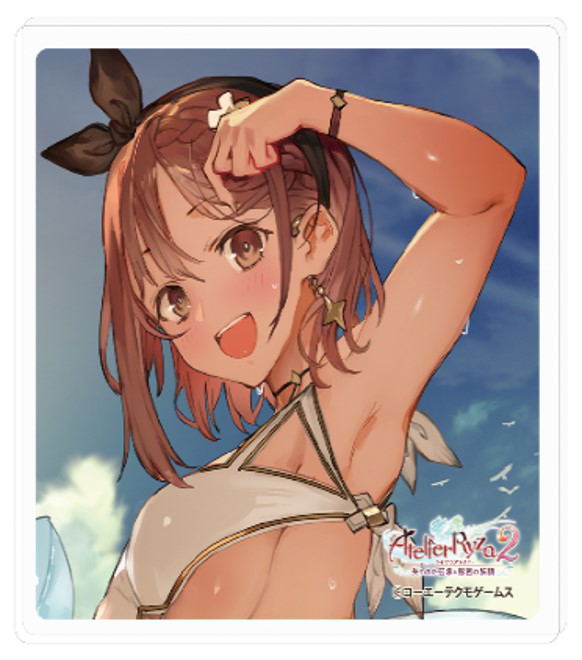Atelier Ryza 2 Acrylic Coaster - Summer Sky And Playing In The Waves — Import Game Deal
