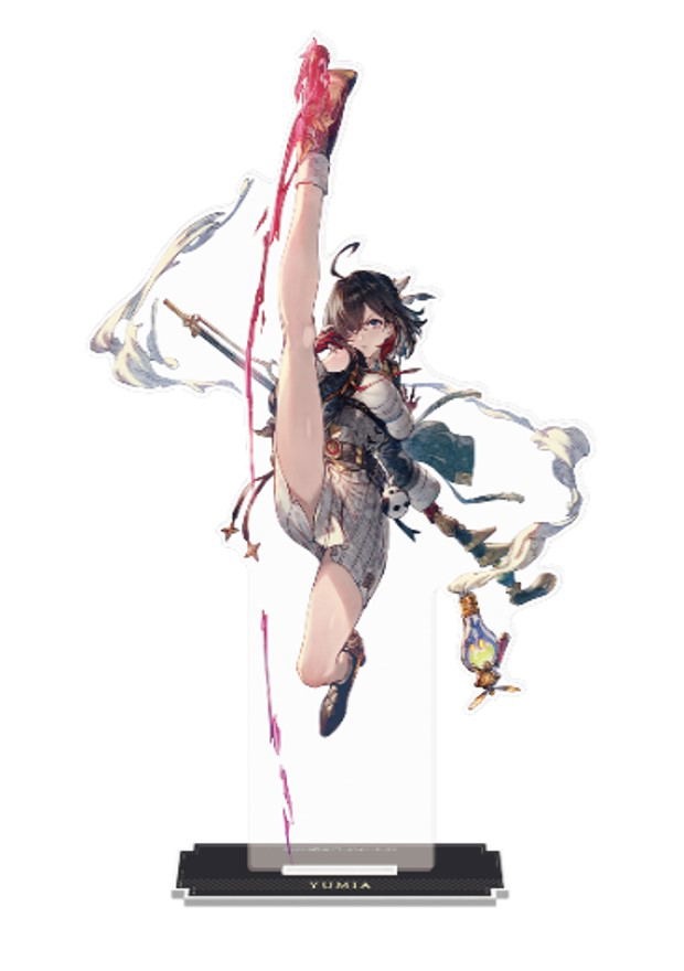Atelier Yumia Big Acrylic Figure - Yumia (Battle Illustration) — Import Game Deal