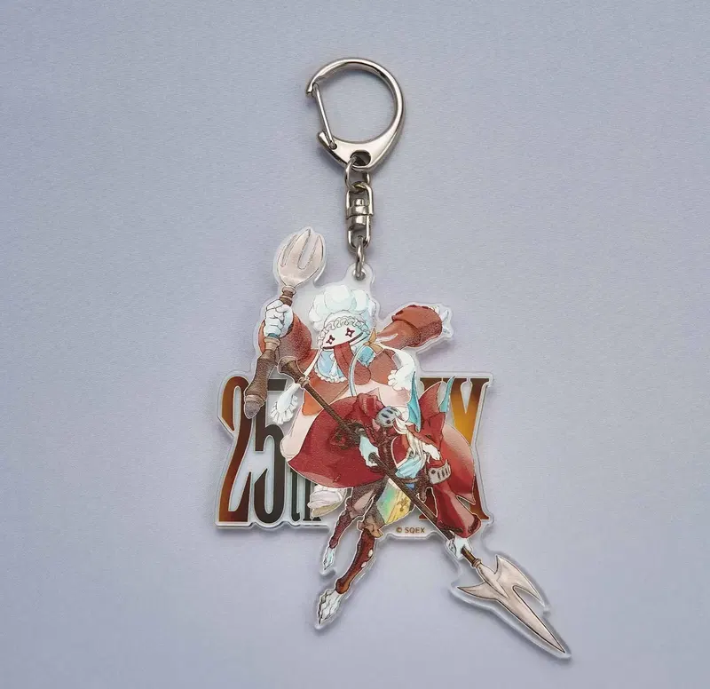Final Fantasy IX 25th Anniversary Acrylic Key Chain Quina & Freya image 1