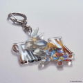 Final Fantasy IX 25th Anniversary Acrylic Key Chain Vivi & Steiner thumbnail 2