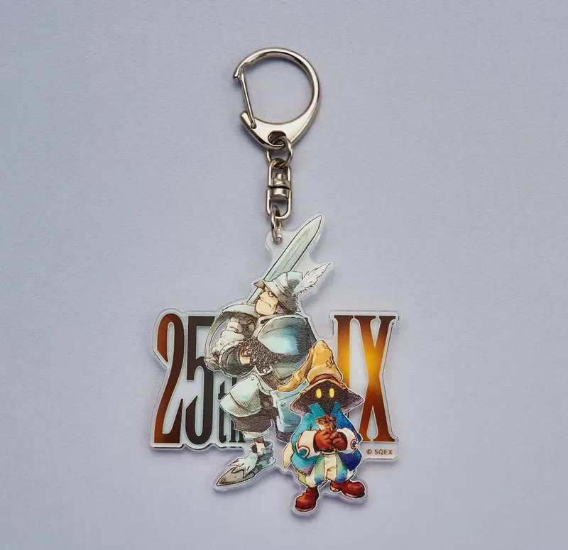 Final Fantasy IX 25th Anniversary Acrylic Key Chain Vivi & Steiner image 1