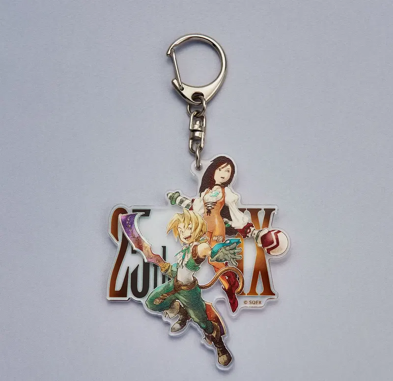 Final Fantasy IX 25th Anniversary Acrylic Key Chain Zidane & Garnet image 1