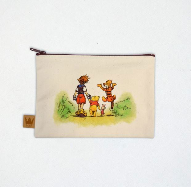 Kingdom Hearts Canvas Pouch 100 Acre Wood (Re-run) image 1