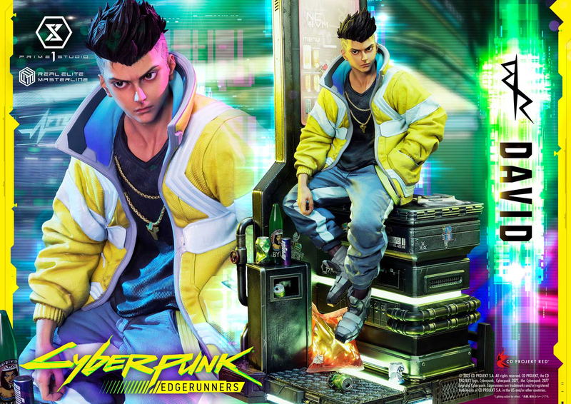 Real Elite Masterline Cyberpunk Edgerunners 1/4 Scale Statue: David image 47