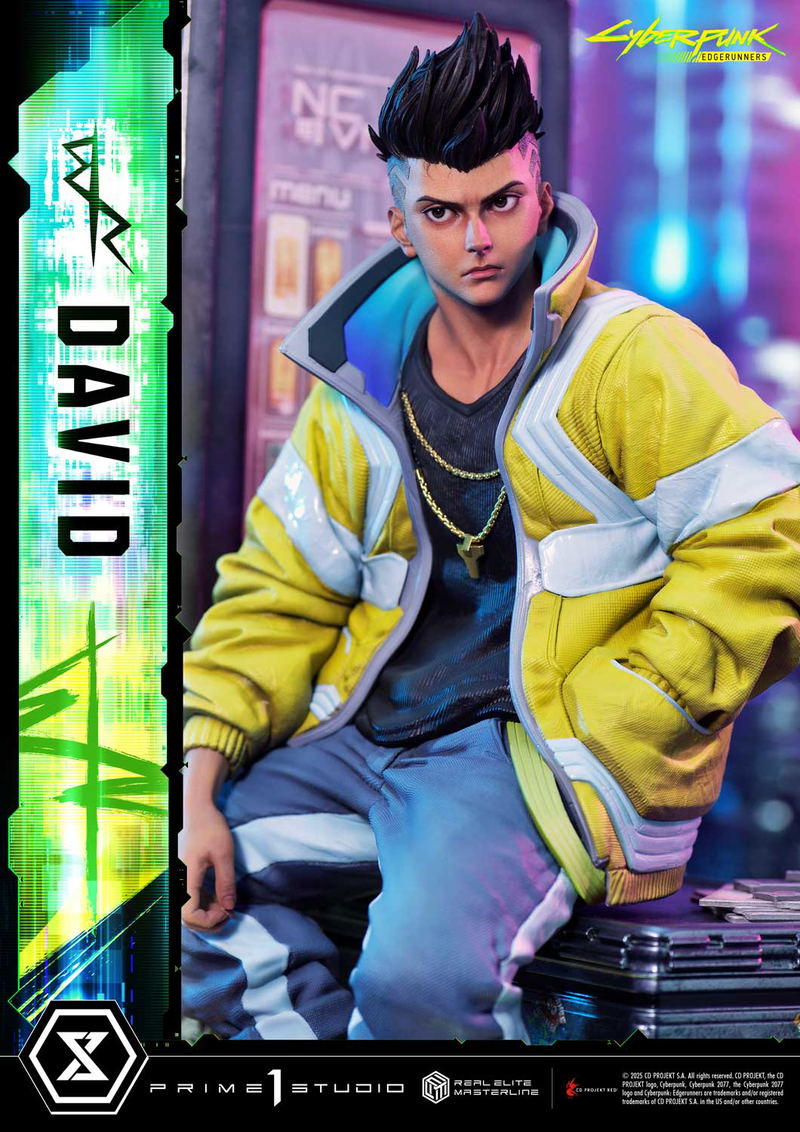 Real Elite Masterline Cyberpunk Edgerunners 1/4 Scale Statue: David image 10