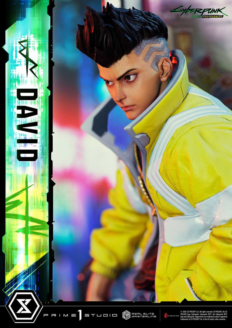 Real Elite Masterline Cyberpunk Edgerunners 1/4 Scale Statue: David image 11