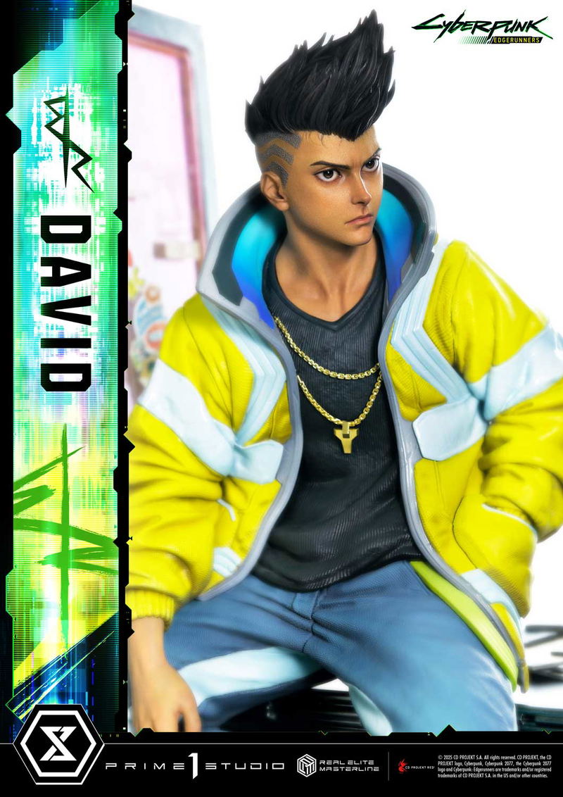 Real Elite Masterline Cyberpunk Edgerunners 1/4 Scale Statue: David image 12