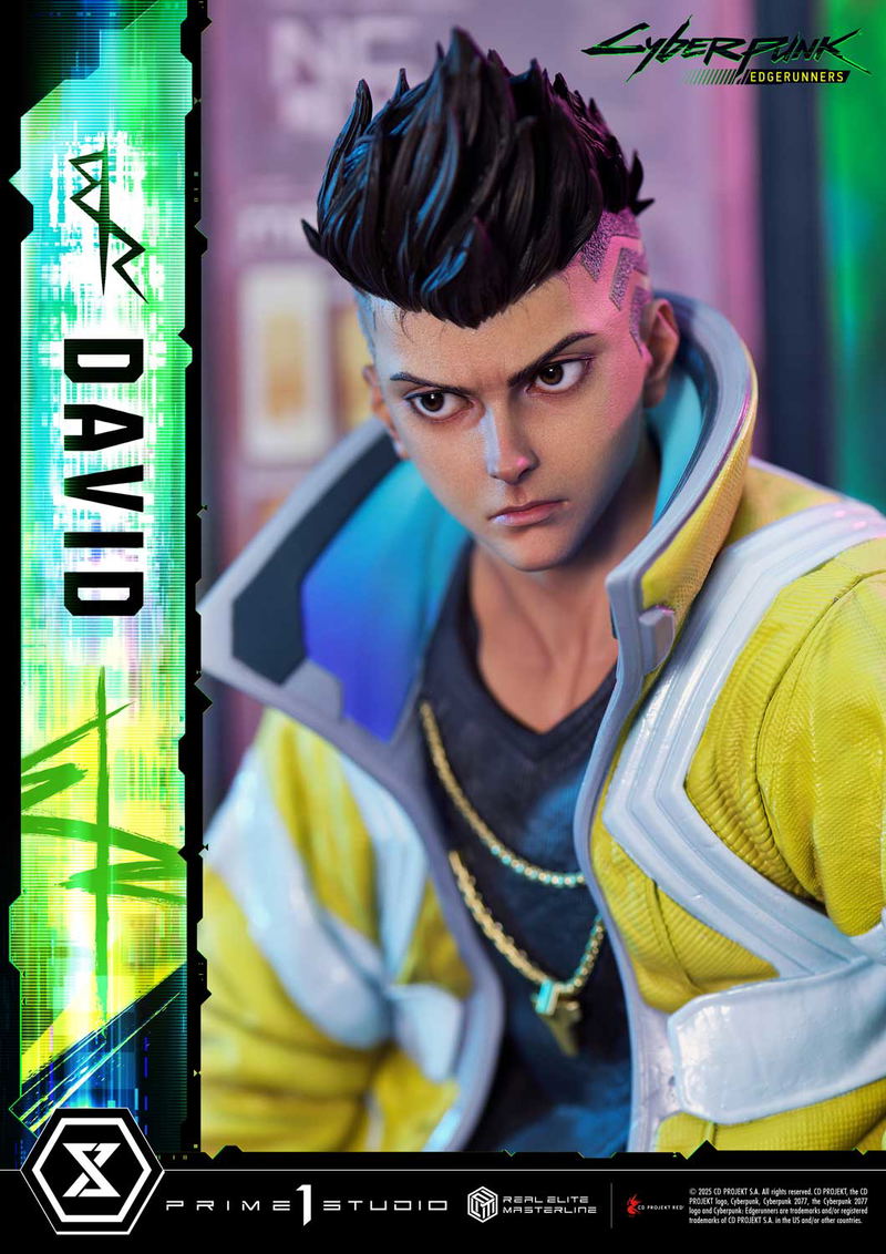 Real Elite Masterline Cyberpunk Edgerunners 1/4 Scale Statue: David image 14