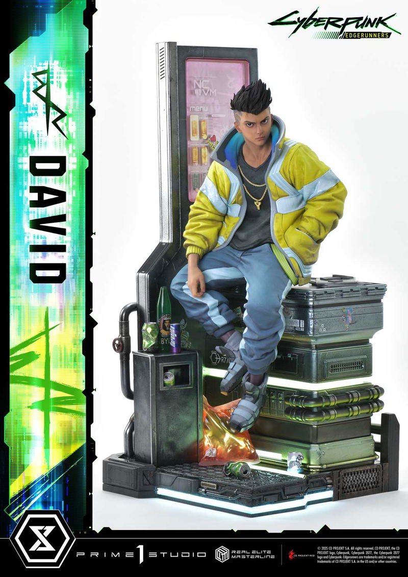 Real Elite Masterline Cyberpunk Edgerunners 1/4 Scale Statue: David image 1
