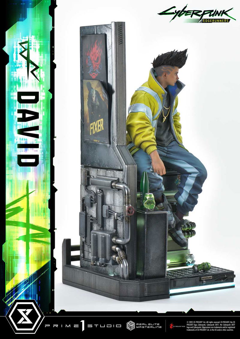 Real Elite Masterline Cyberpunk Edgerunners 1/4 Scale Statue: David image 16
