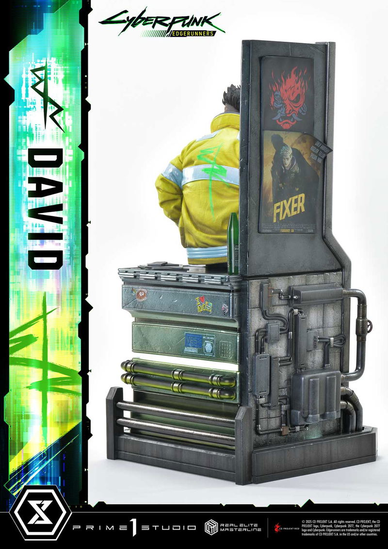 Real Elite Masterline Cyberpunk Edgerunners 1/4 Scale Statue: David image 17
