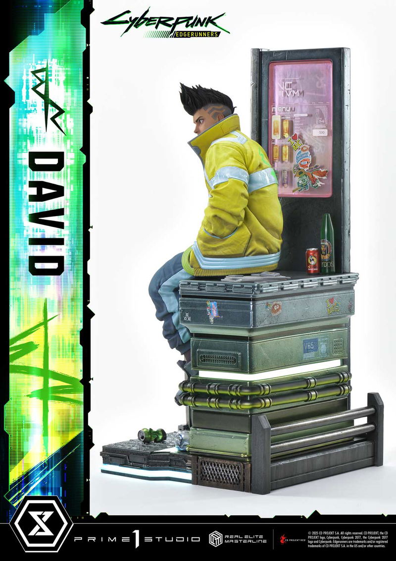 Real Elite Masterline Cyberpunk Edgerunners 1/4 Scale Statue: David image 18