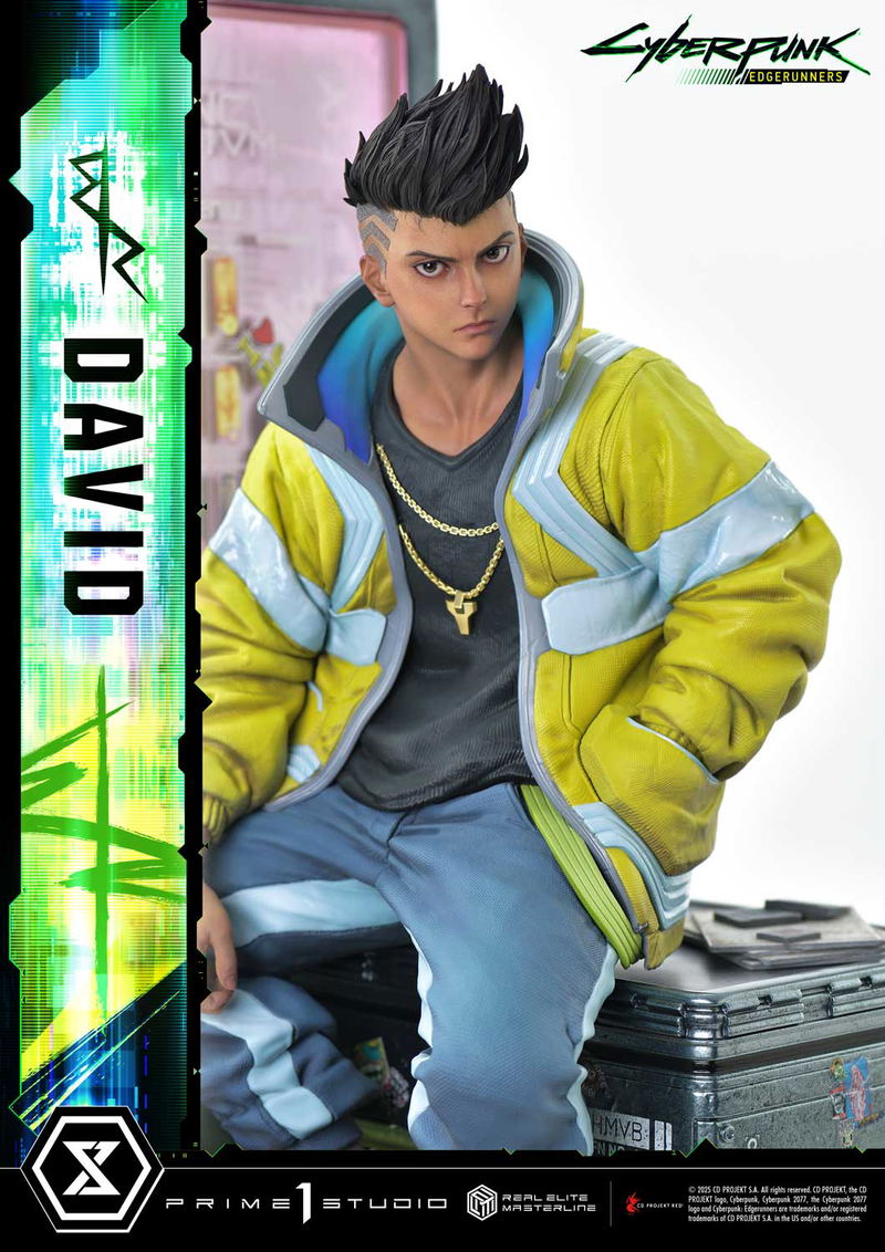 Real Elite Masterline Cyberpunk Edgerunners 1/4 Scale Statue: David image 19