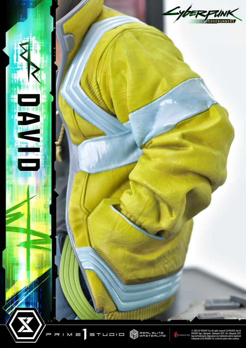 Real Elite Masterline Cyberpunk Edgerunners 1/4 Scale Statue: David image 21