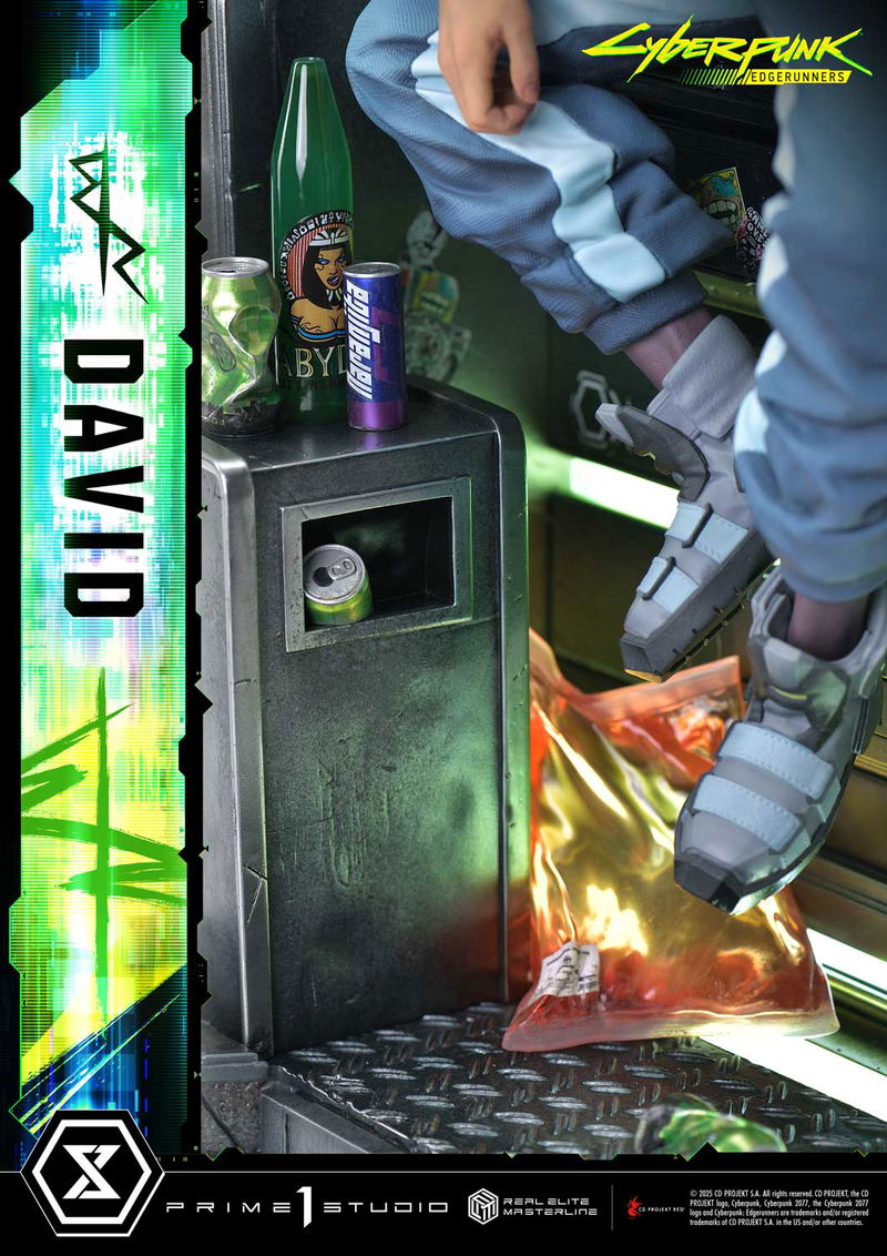 Real Elite Masterline Cyberpunk Edgerunners 1/4 Scale Statue: David image 24