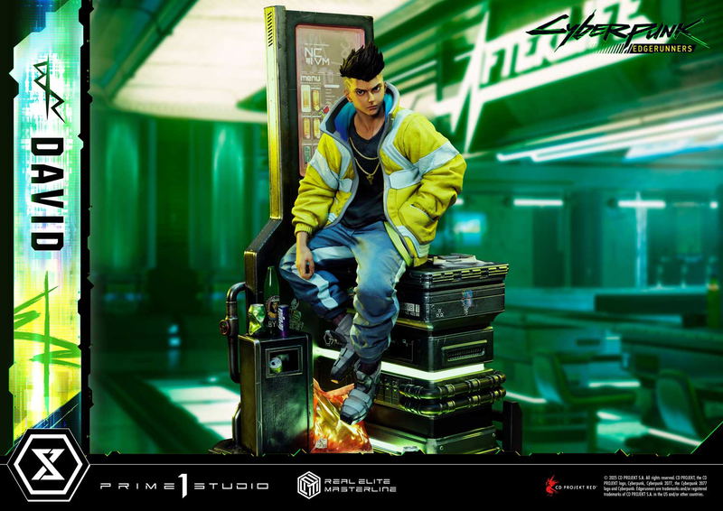 Real Elite Masterline Cyberpunk Edgerunners 1/4 Scale Statue: David image 29