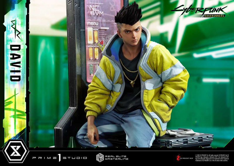 Real Elite Masterline Cyberpunk Edgerunners 1/4 Scale Statue: David image 30