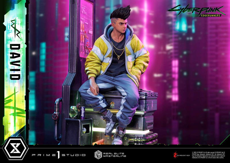Real Elite Masterline Cyberpunk Edgerunners 1/4 Scale Statue: David image 31