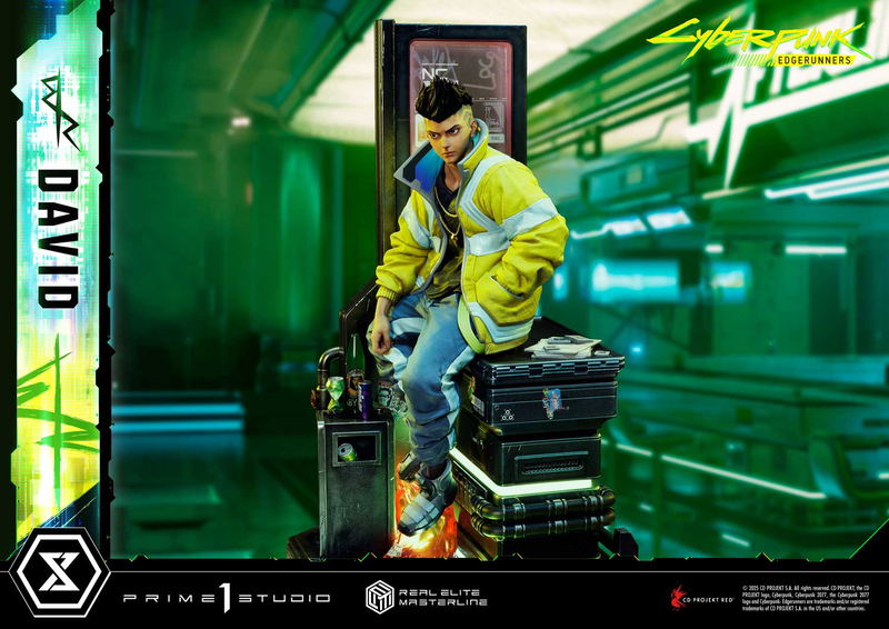 Real Elite Masterline Cyberpunk Edgerunners 1/4 Scale Statue: David image 33