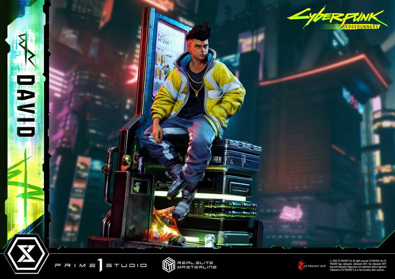 Real Elite Masterline Cyberpunk Edgerunners 1/4 Scale Statue: David image 34