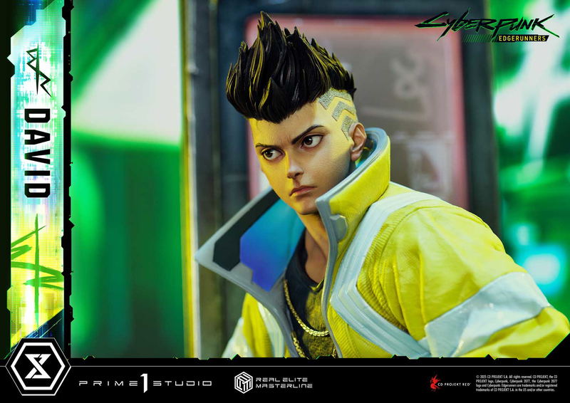 Real Elite Masterline Cyberpunk Edgerunners 1/4 Scale Statue: David image 36