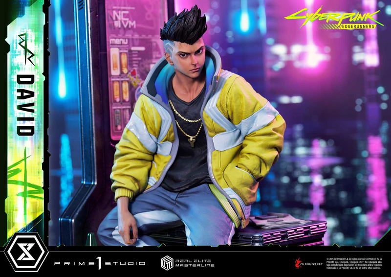Real Elite Masterline Cyberpunk Edgerunners 1/4 Scale Statue: David image 37