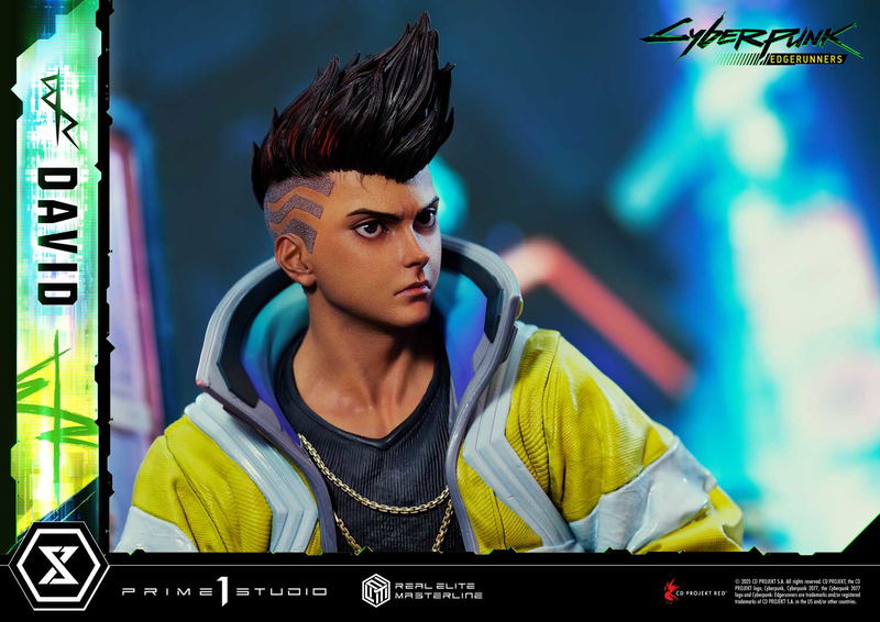 Real Elite Masterline Cyberpunk Edgerunners 1/4 Scale Statue: David image 38