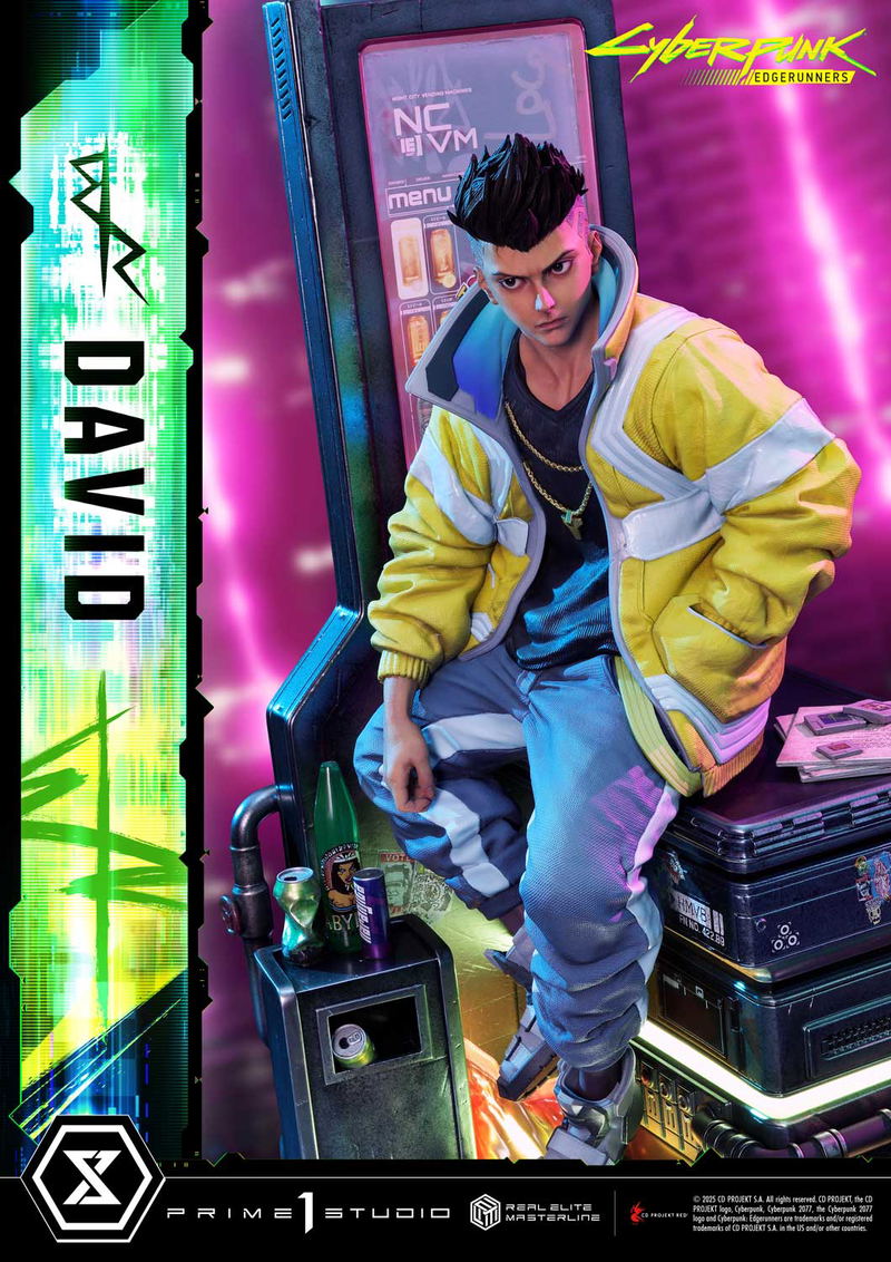 Real Elite Masterline Cyberpunk Edgerunners 1/4 Scale Statue: David image 4