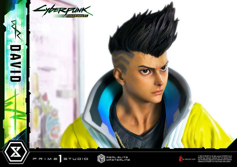 Real Elite Masterline Cyberpunk Edgerunners 1/4 Scale Statue: David image 40
