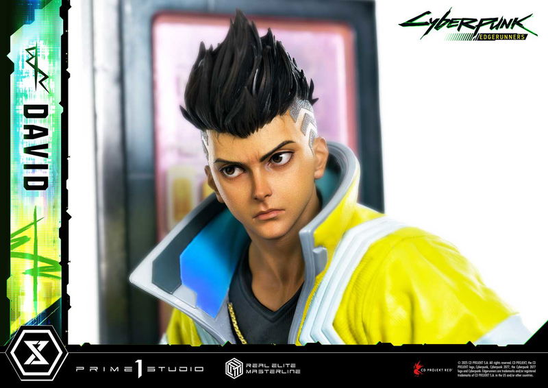 Real Elite Masterline Cyberpunk Edgerunners 1/4 Scale Statue: David image 41