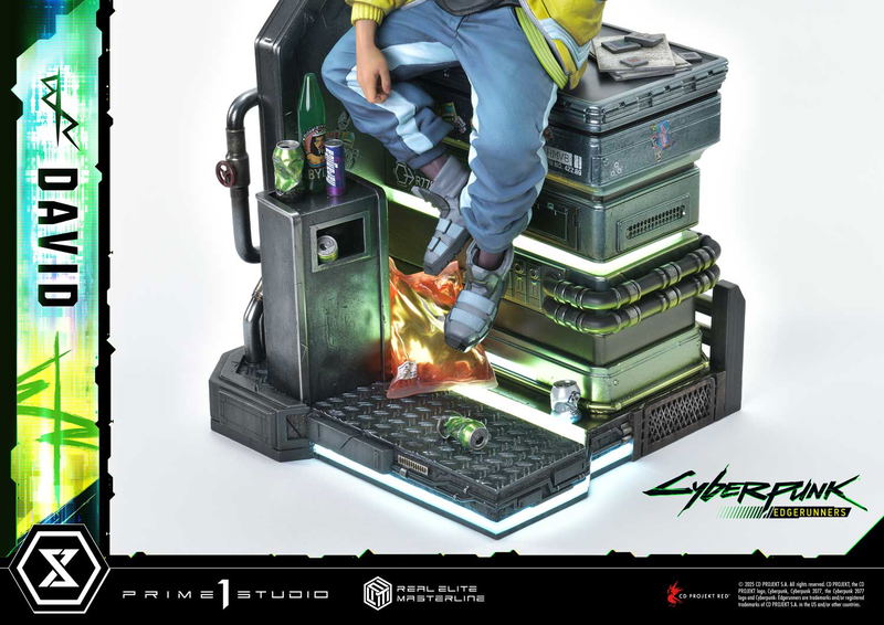 Real Elite Masterline Cyberpunk Edgerunners 1/4 Scale Statue: David image 42