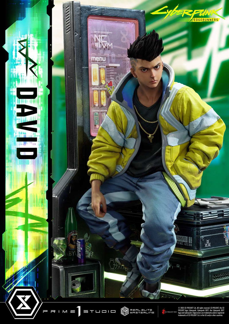 Real Elite Masterline Cyberpunk Edgerunners 1/4 Scale Statue: David image 5