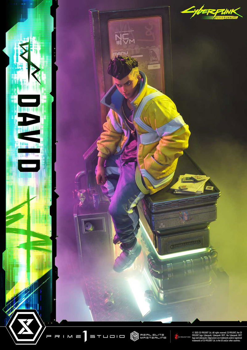 Real Elite Masterline Cyberpunk Edgerunners 1/4 Scale Statue: David image 6