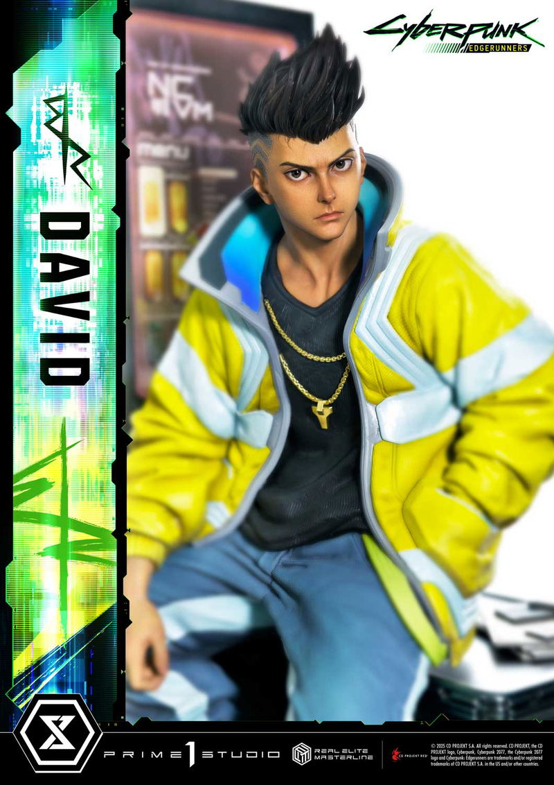 Real Elite Masterline Cyberpunk Edgerunners 1/4 Scale Statue: David image 7