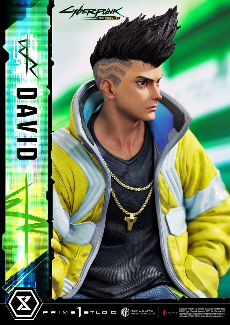 Real Elite Masterline Cyberpunk Edgerunners 1/4 Scale Statue: David image 8