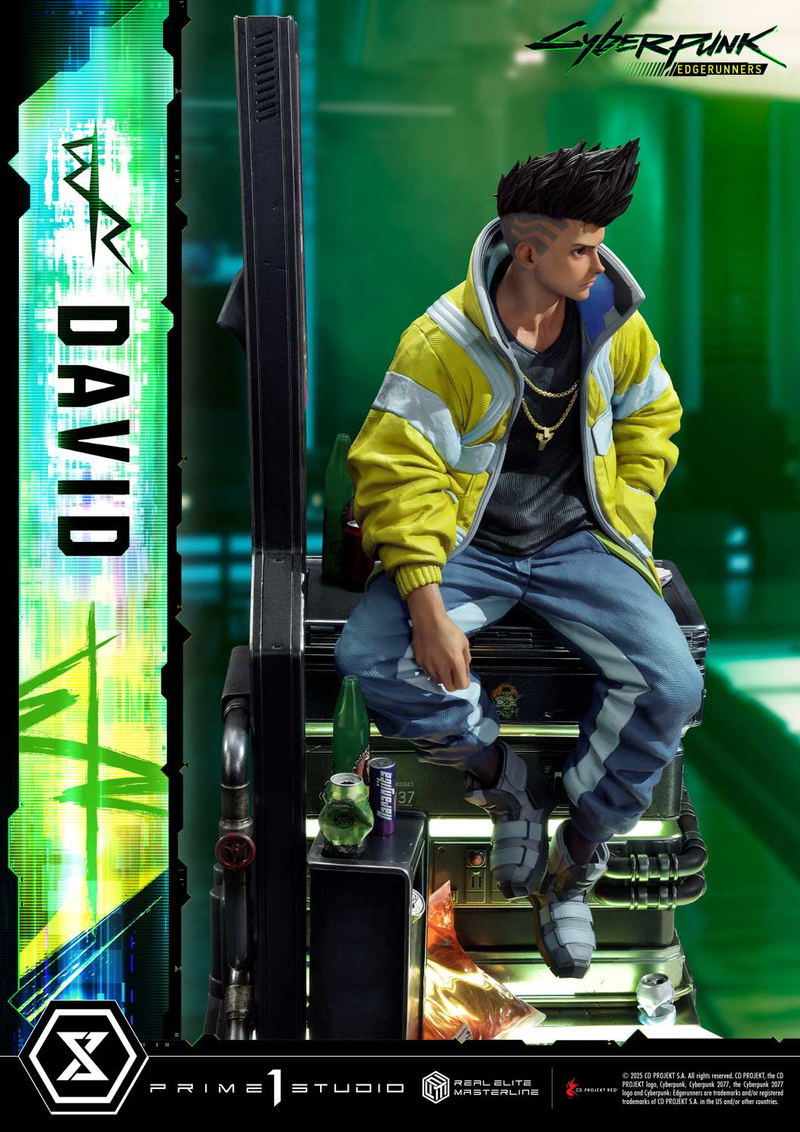 Real Elite Masterline Cyberpunk Edgerunners 1/4 Scale Statue: David image 9