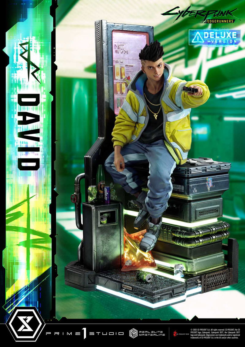 Real Elite Masterline Cyberpunk Edgerunners 1/4 Scale Statue: David DX Edition image 10