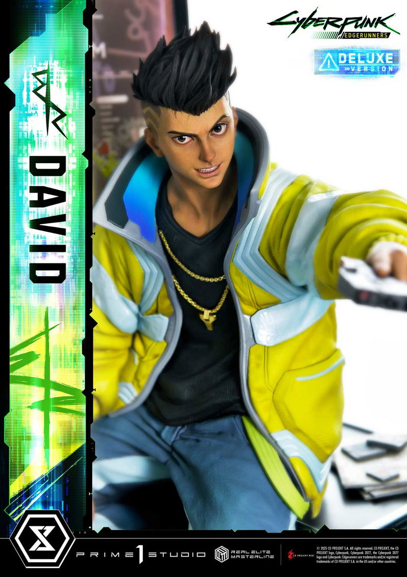 Real Elite Masterline Cyberpunk Edgerunners 1/4 Scale Statue: David DX Edition image 11