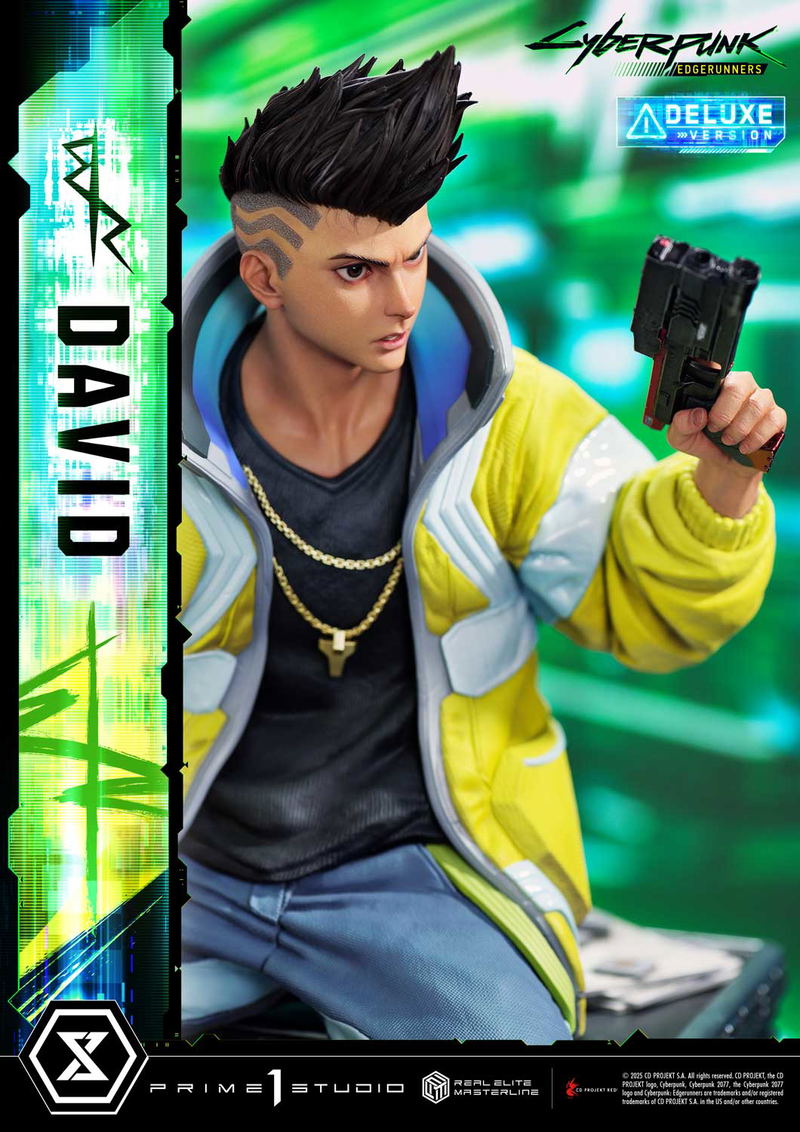 Real Elite Masterline Cyberpunk Edgerunners 1/4 Scale Statue: David DX Edition image 13