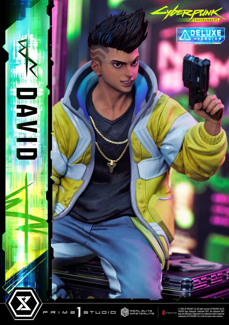 Real Elite Masterline Cyberpunk Edgerunners 1/4 Scale Statue: David DX Edition image 15