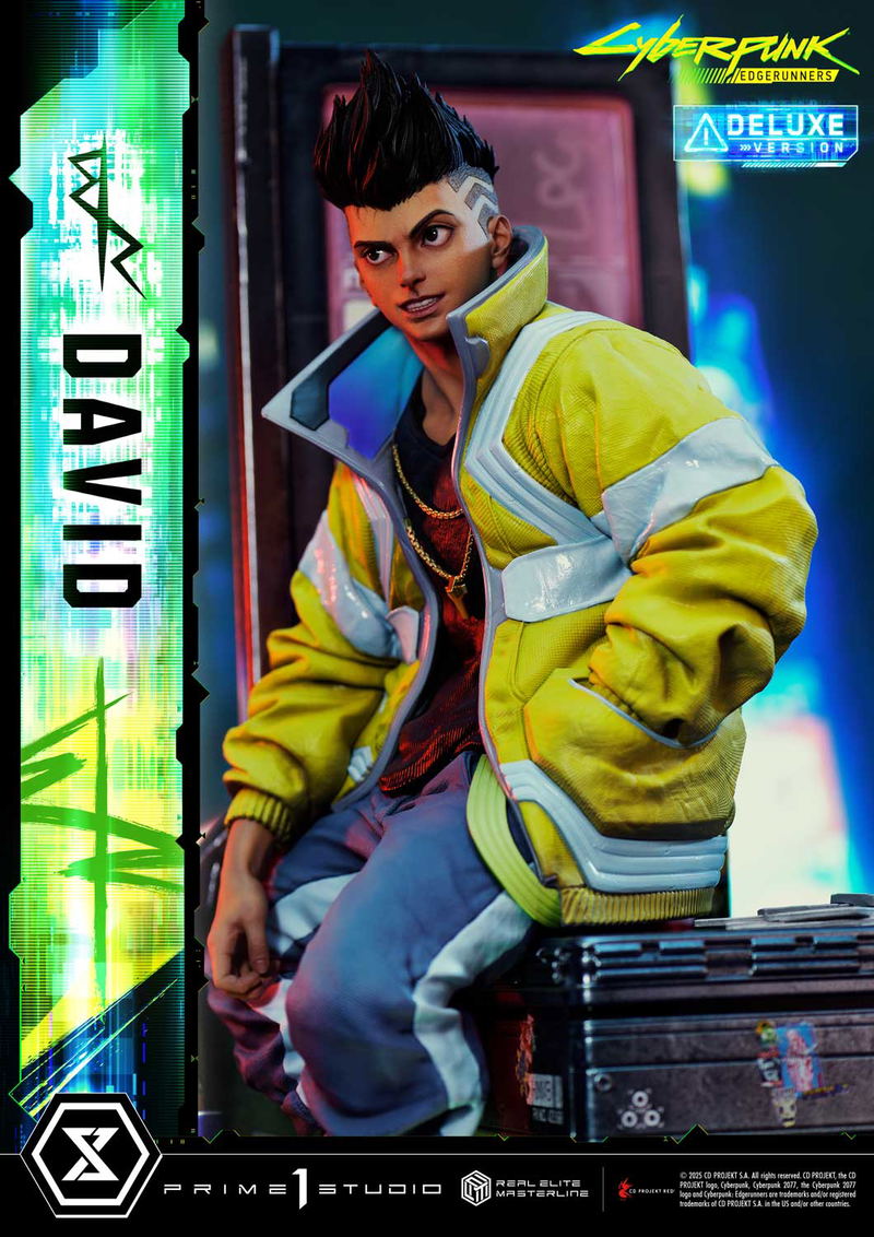 Real Elite Masterline Cyberpunk Edgerunners 1/4 Scale Statue: David DX Edition image 17