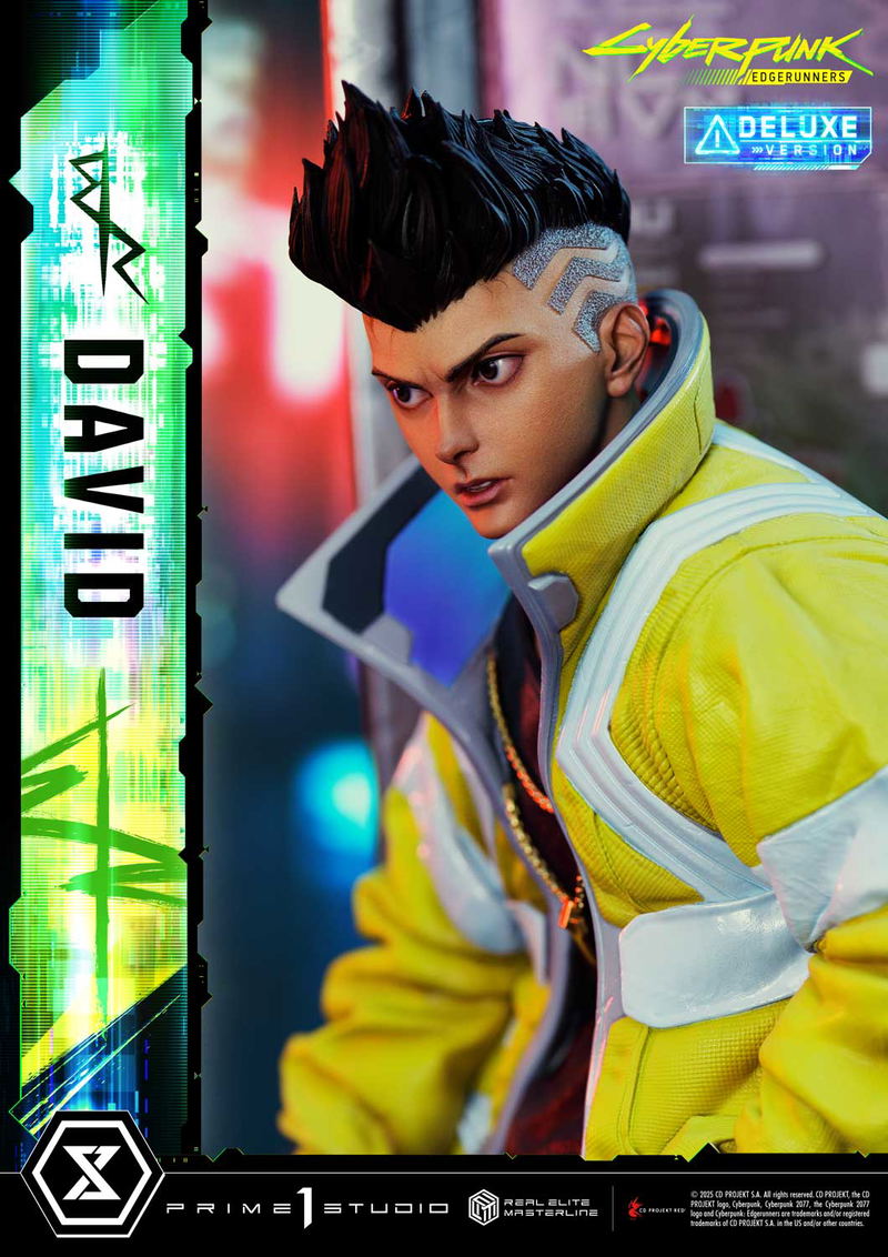 Real Elite Masterline Cyberpunk Edgerunners 1/4 Scale Statue: David DX Edition image 18